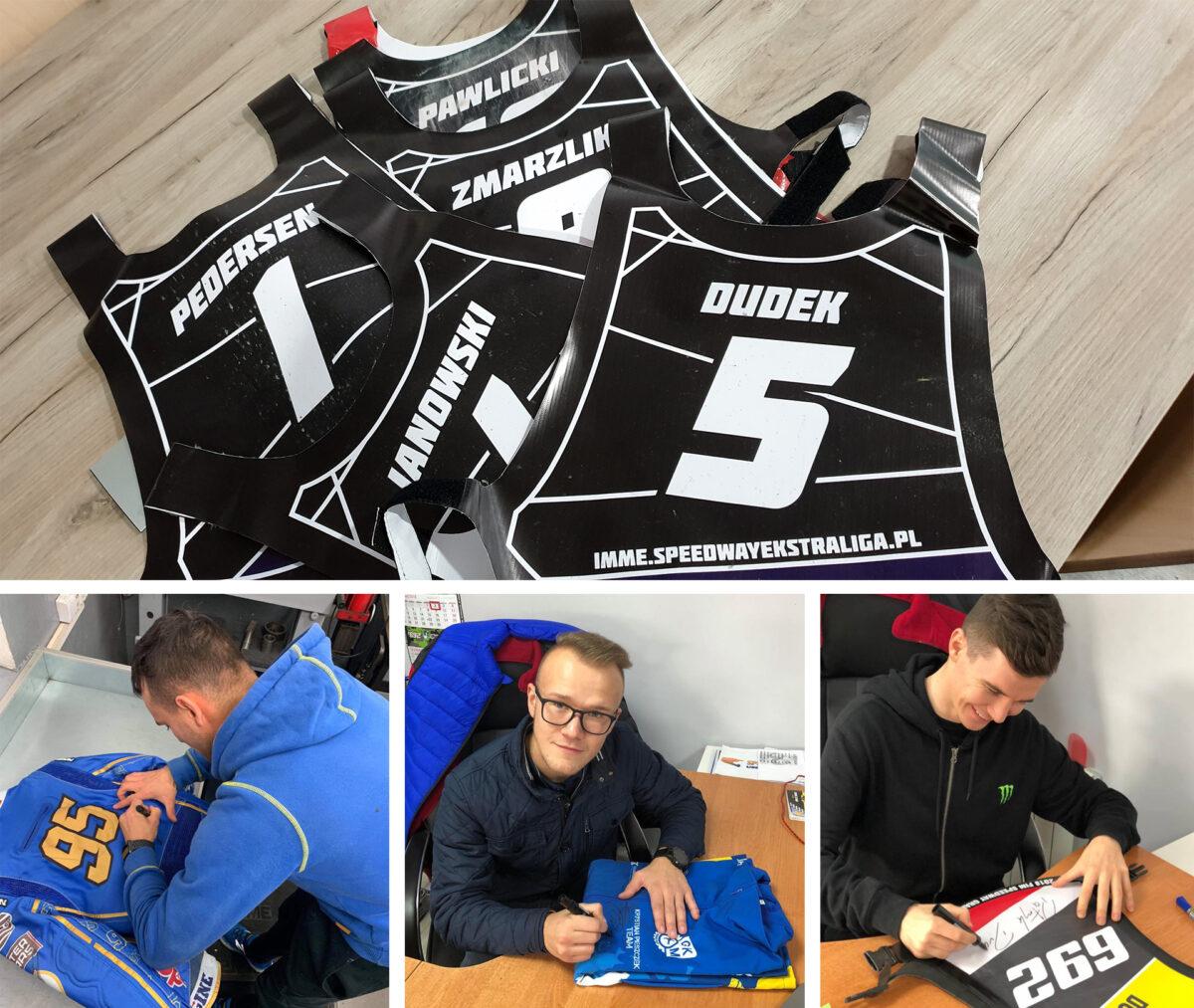 Kombinezon Zmarzlika, plastron Dudka i bluza Szczęsnego na licytacjach dla Tomasza Golloba