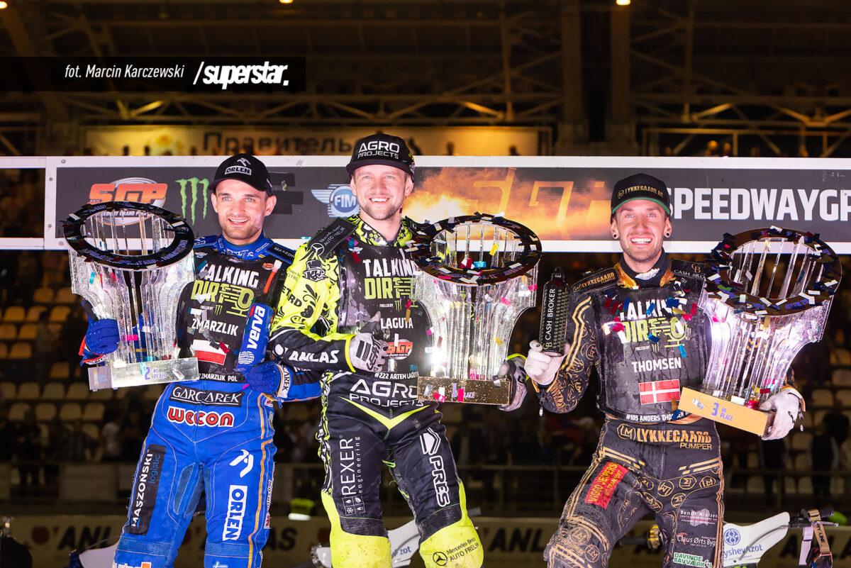 Piekielnie szybki Artem Laguta triumfował w pierwszym, historycznym 2021 Togliatti FIM SGP