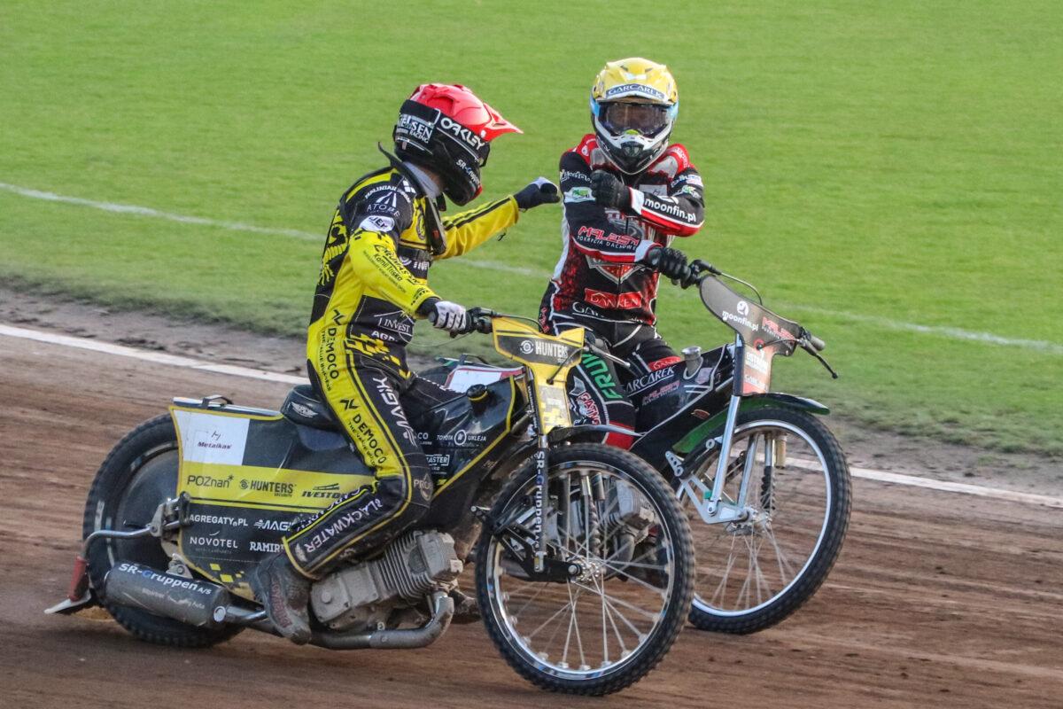 Zacięte derby dla Skorpionów. Błysk Seniuka (skrót #POZOST 46:44 12.06.2025)