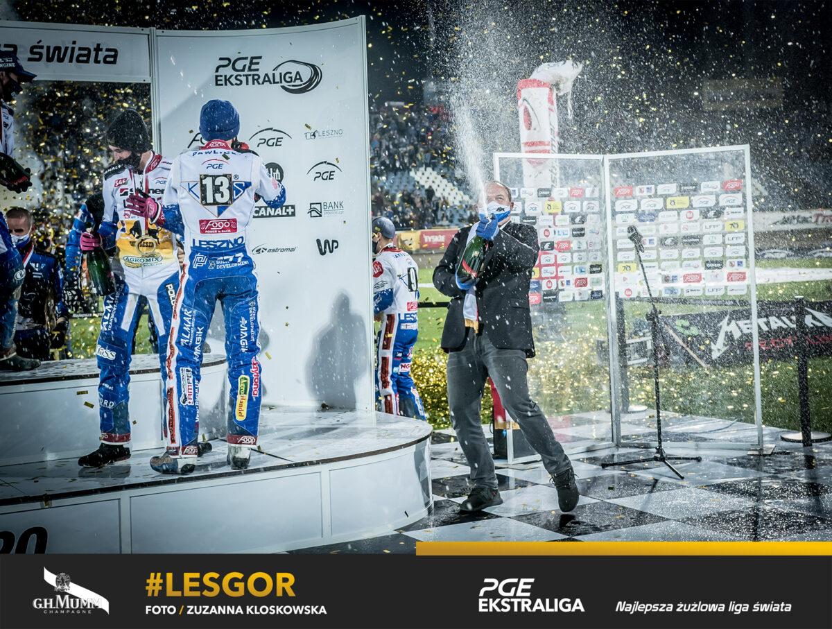 24 litry Champagne G.H. Mumm Cordon Rouge dla bohaterów sezonu w PGE Ekstralidze